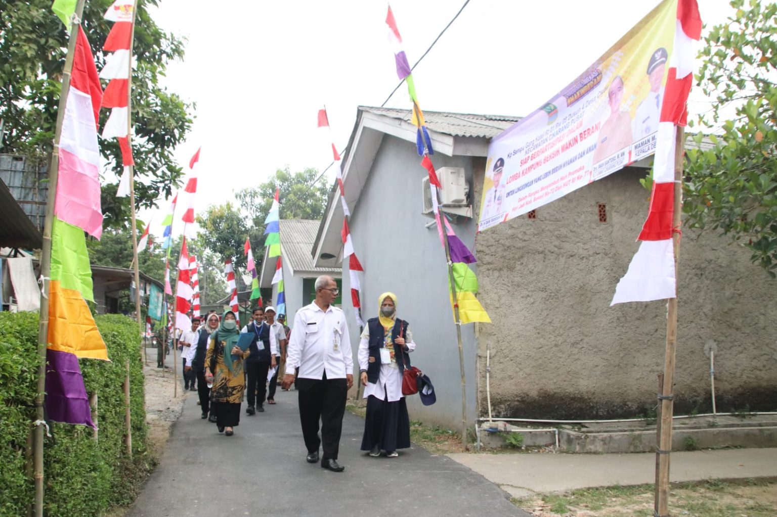 Kampung Sempu Jadi Lokasi Penilaian Lomba Kampung Bersih Makin Berani